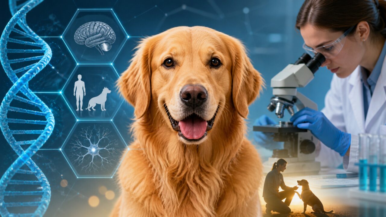 Genes de cães golden retriever estão associados às emoções humanas, aponta estudo cientifico