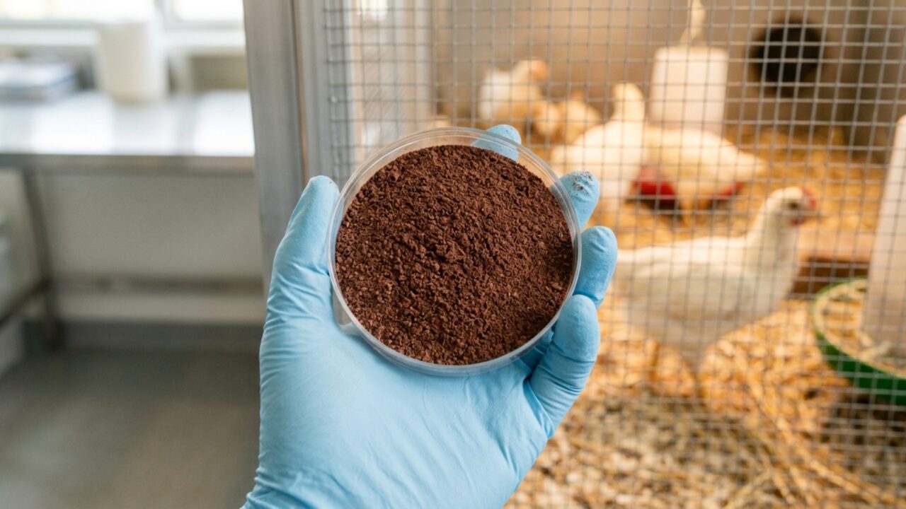Pesquisadores de Cornell descobrem que resíduos de uva podem substituir antibióticos em granjas e melhorar a saúde intestinal dos frangos