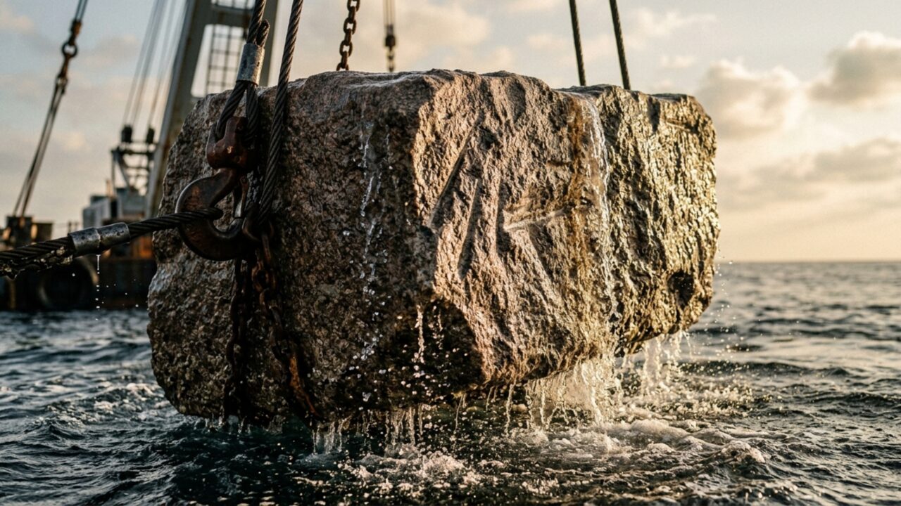Das ruínas do Farol de Alexandria, blocos gigantes voltam à superfície para reconstruir em 3D uma maravilha perdida