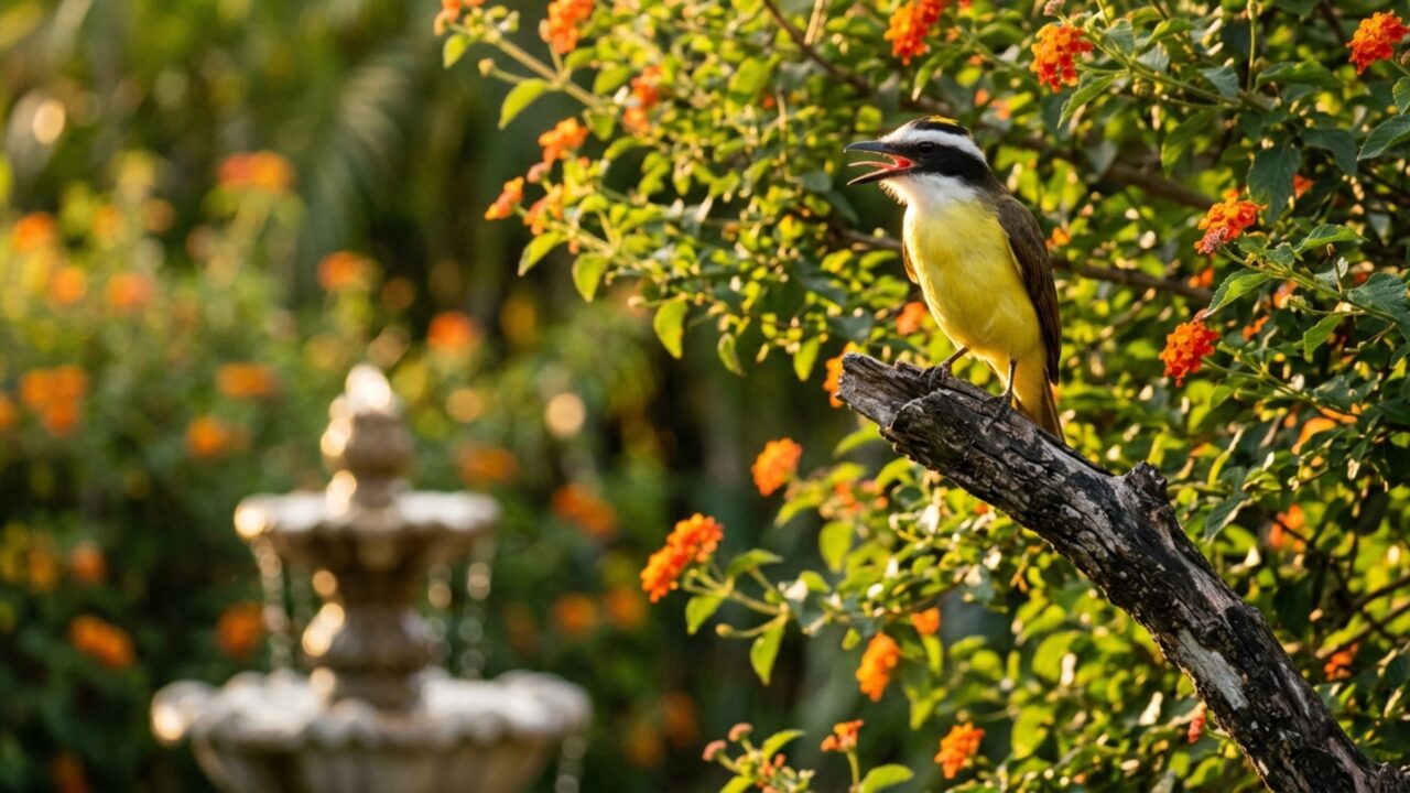 O que significa a presença de um bem-te-vi no seu jardim