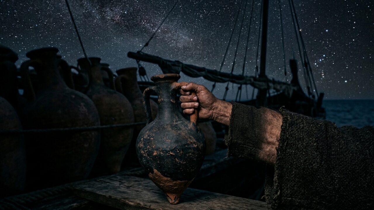 Após 3.300 anos longe da costa, ânforas intactas revelam que navegadores da Idade do Bronze cruzavam o mar guiados pelo céu