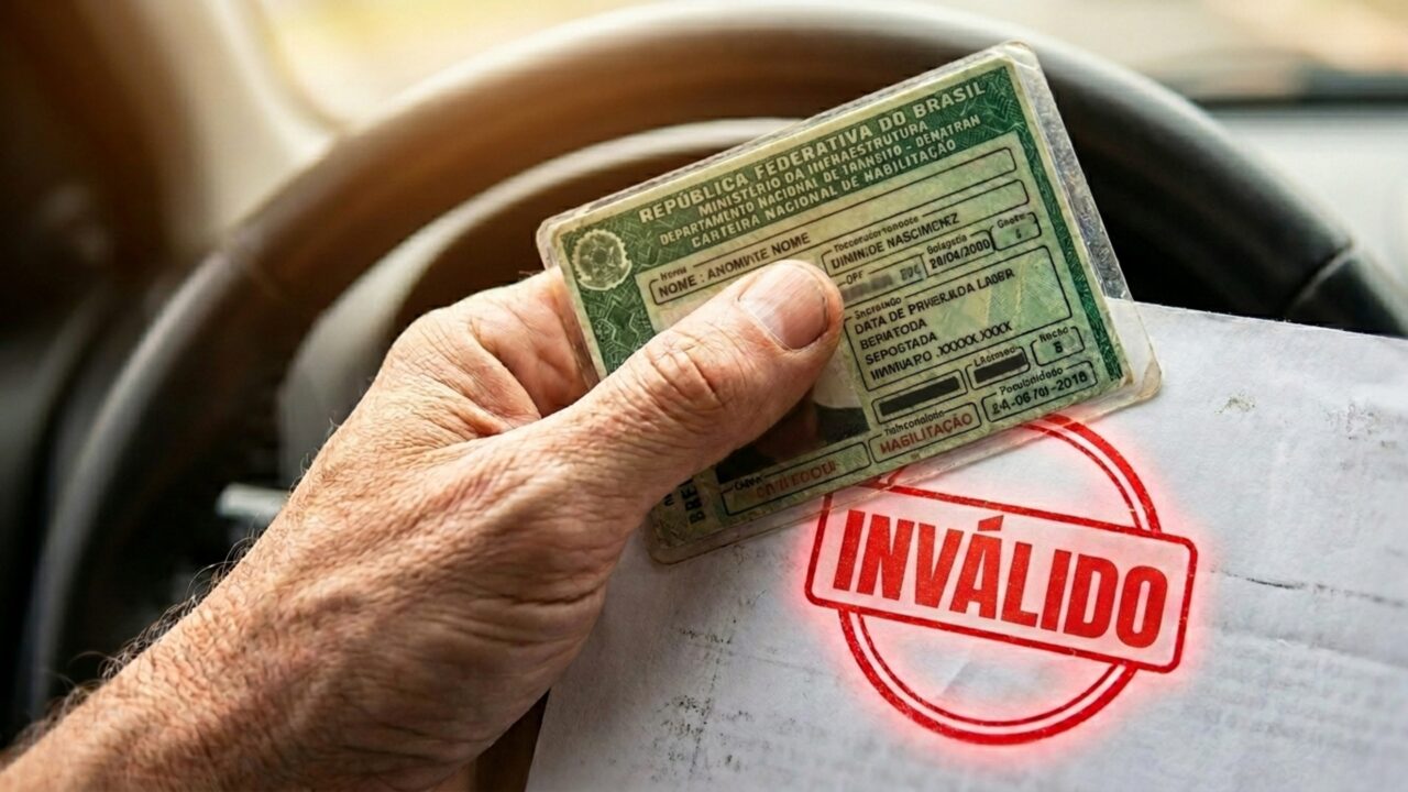 Oficial e confirmado: motoristas que passaram mais de 5 anos sem renovar a CNH estão com a habilitação inválida e podem ser multados como se nunca tivessem tirado