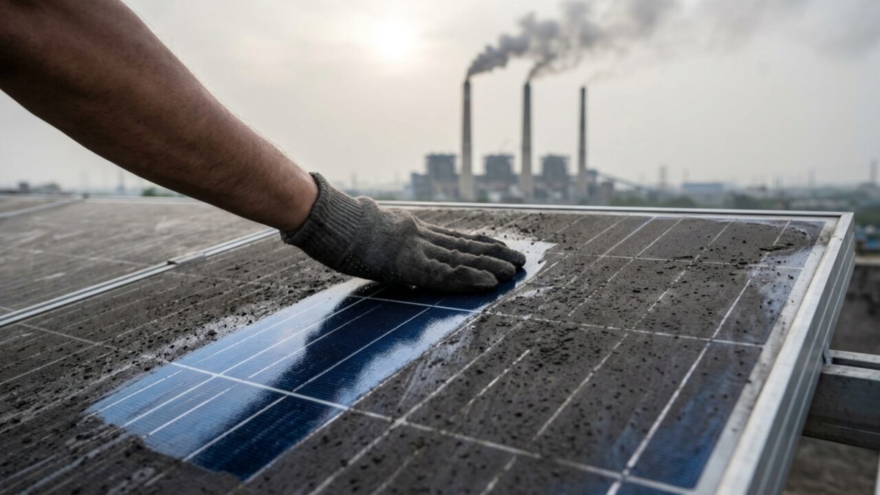 Novo estudo de Oxford revela que poluição de usinas a carvão anulou até um terço do crescimento da energia solar no mundo