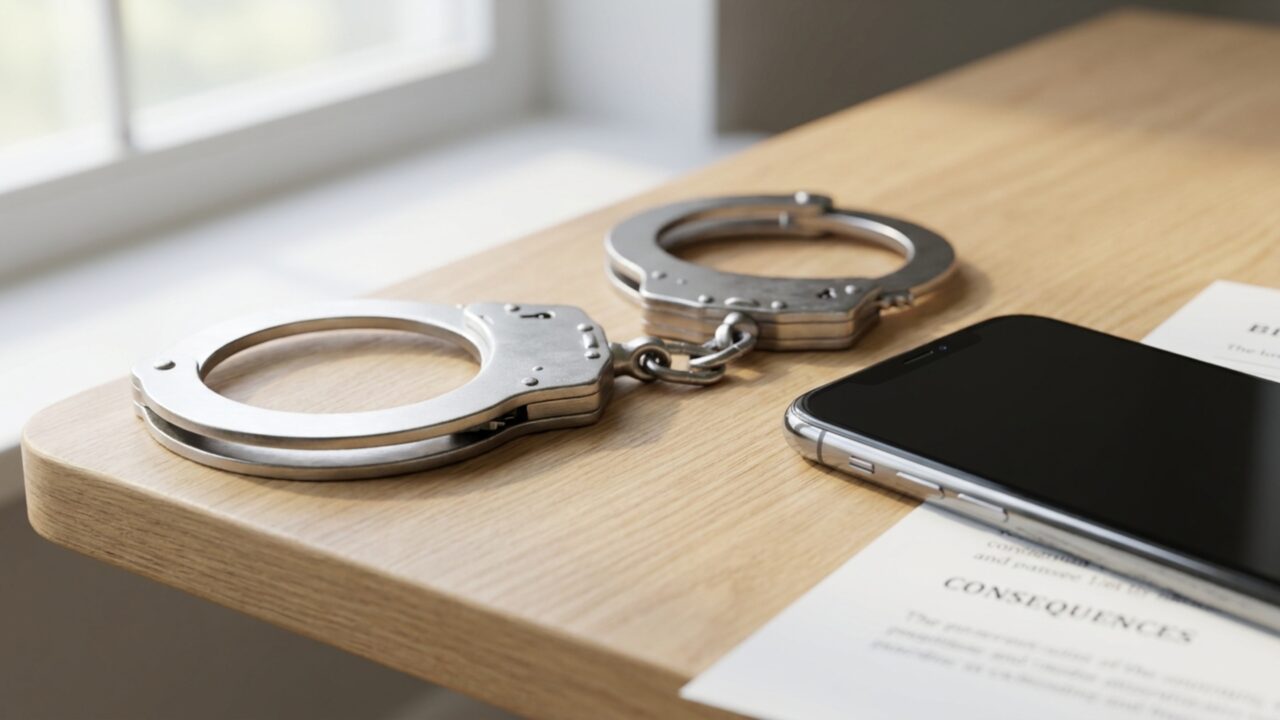 A lei que já está em vigor em todo o país e pode levar à prisão quem usa o celular de forma inesperada