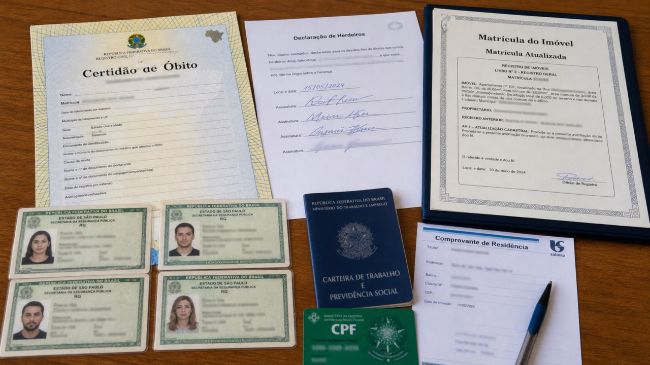 Imóvel no nome de pessoa falecida: o passo a passo para regularizar sem travar venda e herança