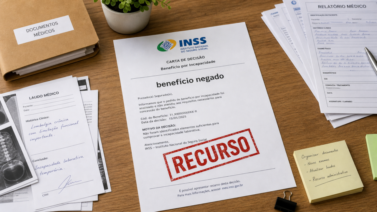 Benefício negado pelo INSS não é o fim: veja quando o recurso pode mudar a decisão