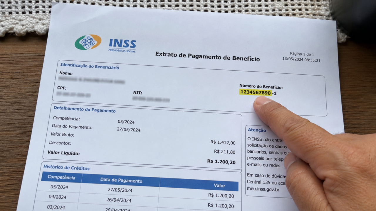 Beneficiários do INSS recebem aviso sobre calendário de 2026 e podem consultar a data pelo número final do cartão
