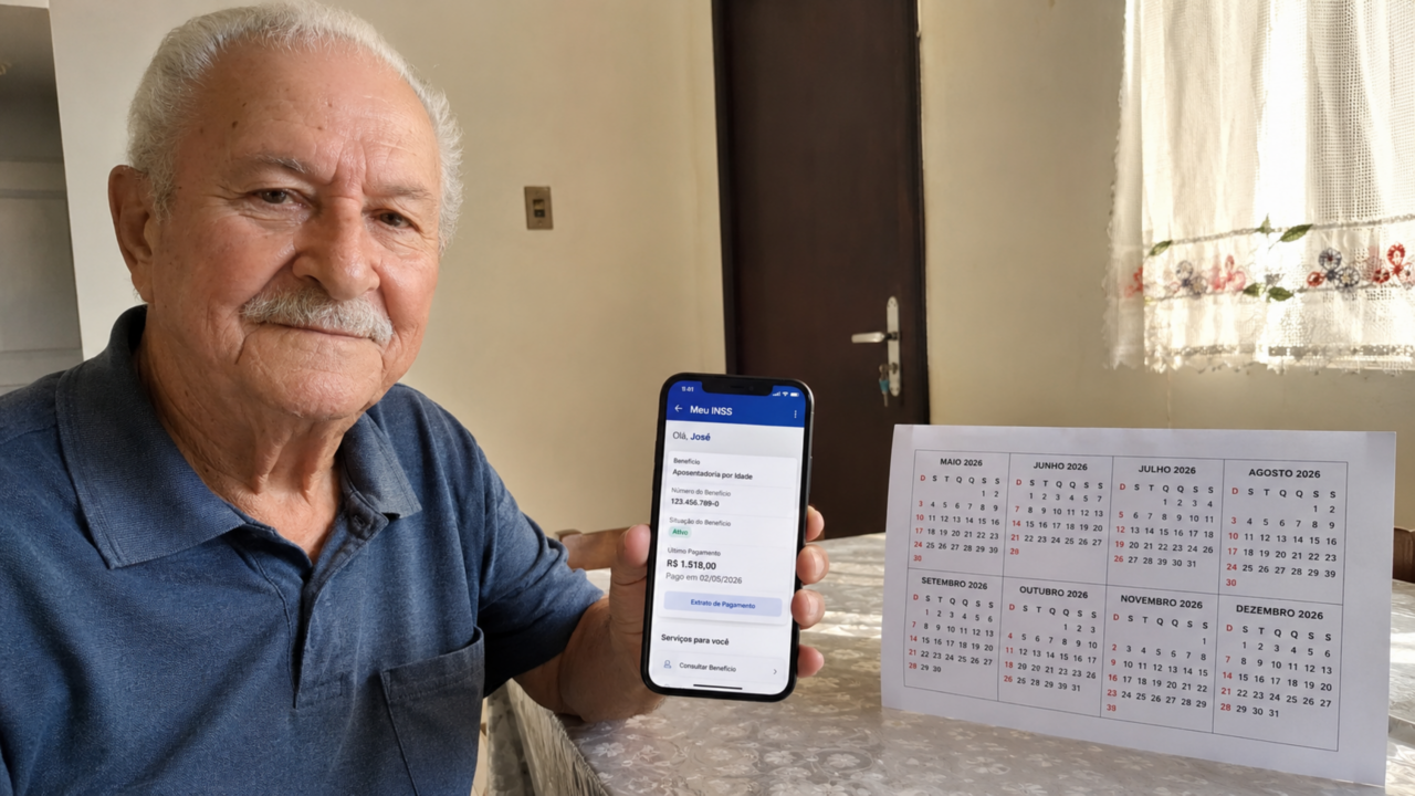 Calendário de pagamentos do INSS 2026 a partir de maio: confira as datas pelo número certo