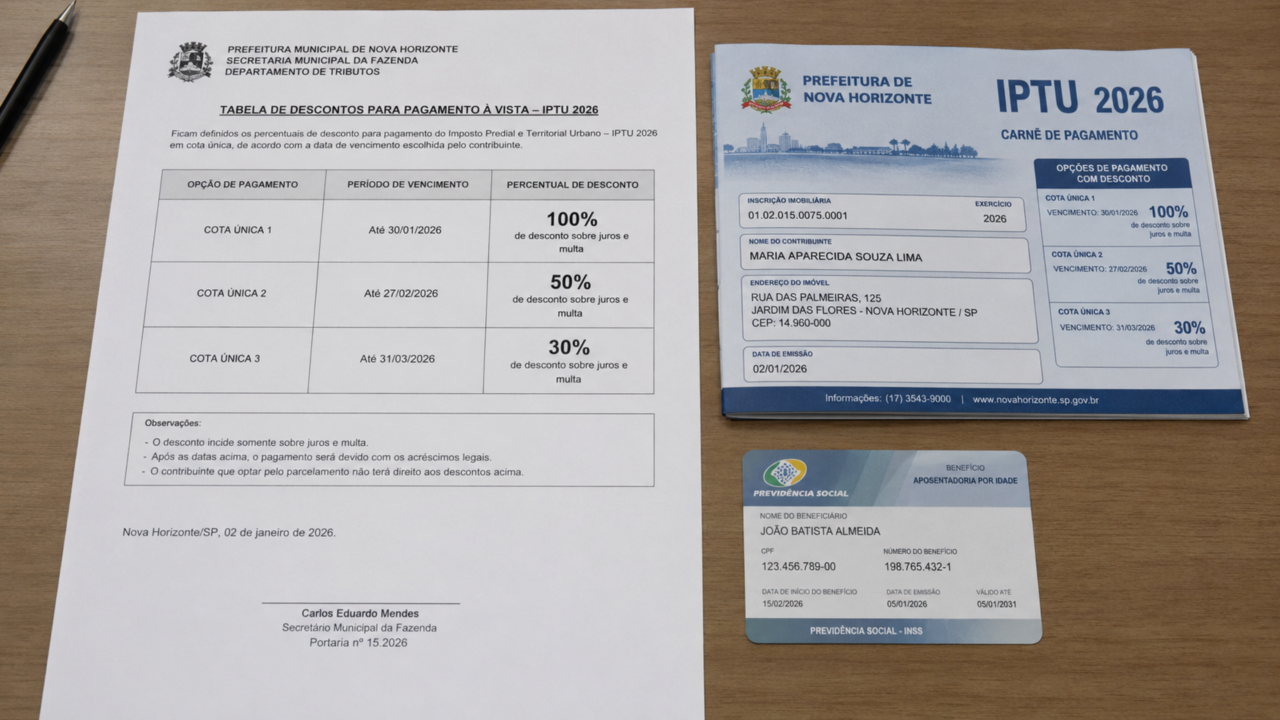 Renda do aposentado pode reduzir ou até zerar o IPTU em algumas cidades