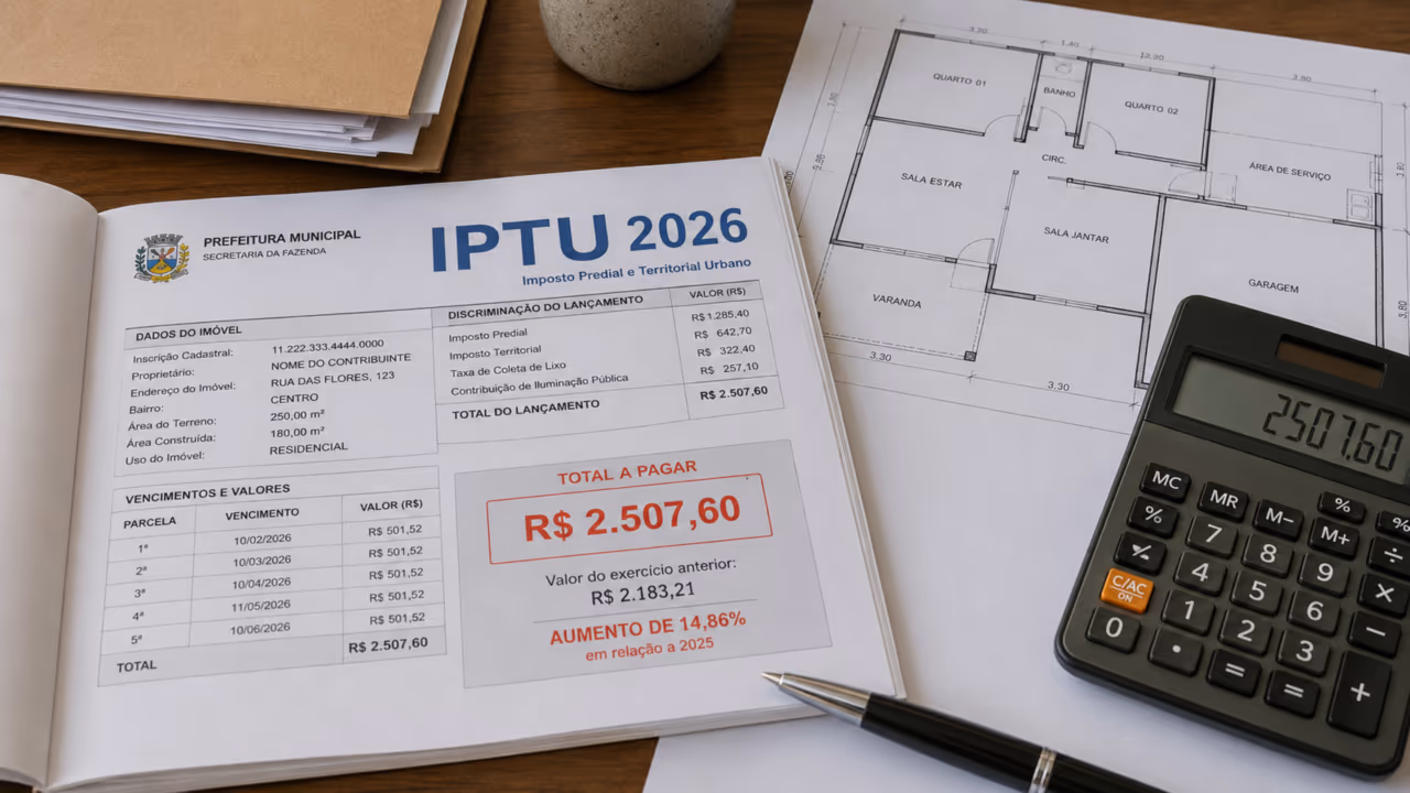 Erro no carnê do IPTU pode fazer você pagar mais: veja o que conferir antes do vencimento