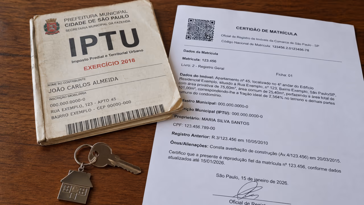 IPTU no nome do antigo dono pode esconder erro de cadastro e virar problema para o comprador