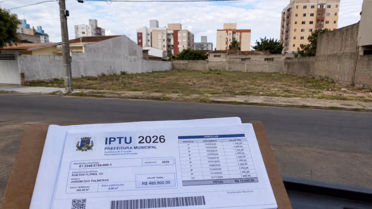 Terreno vazio paga mais IPTU? A regra municipal que pega proprietários de surpresa