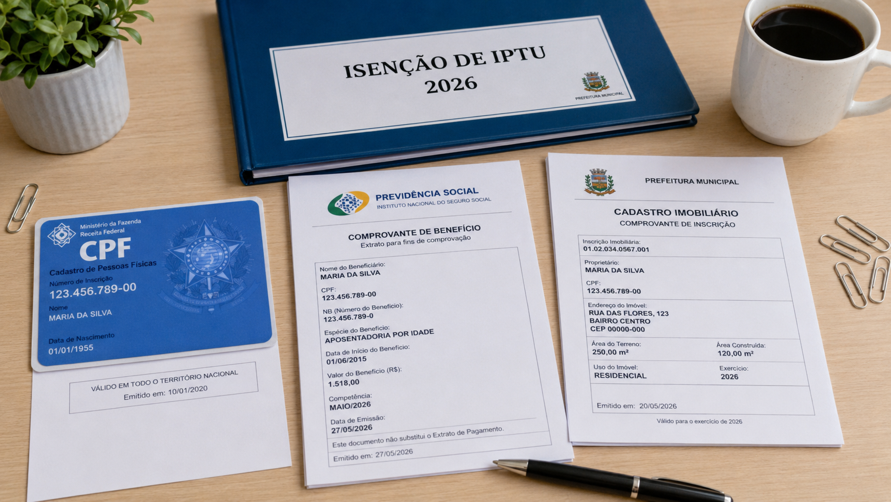 Aposentados podem zerar o IPTU, mas 3 requisitos definem quem entra na regra