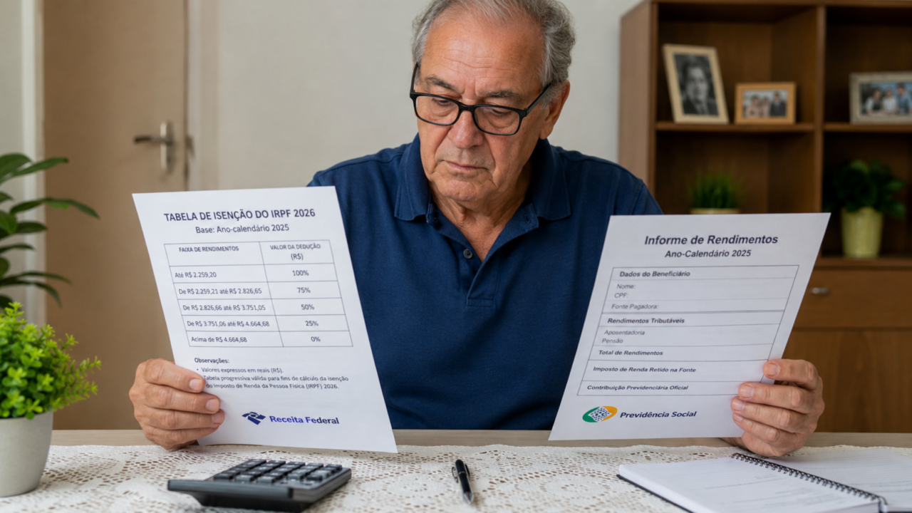 Nova tabela do Imposto de Renda em 2026 muda o desconto para milhões de brasileiros