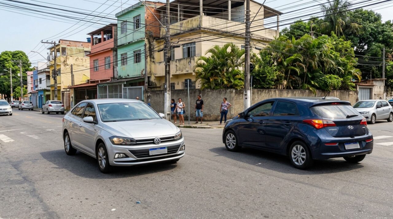 Cruzamento sem placa confunde motoristas: quem tem a preferência, segundo o CTB?