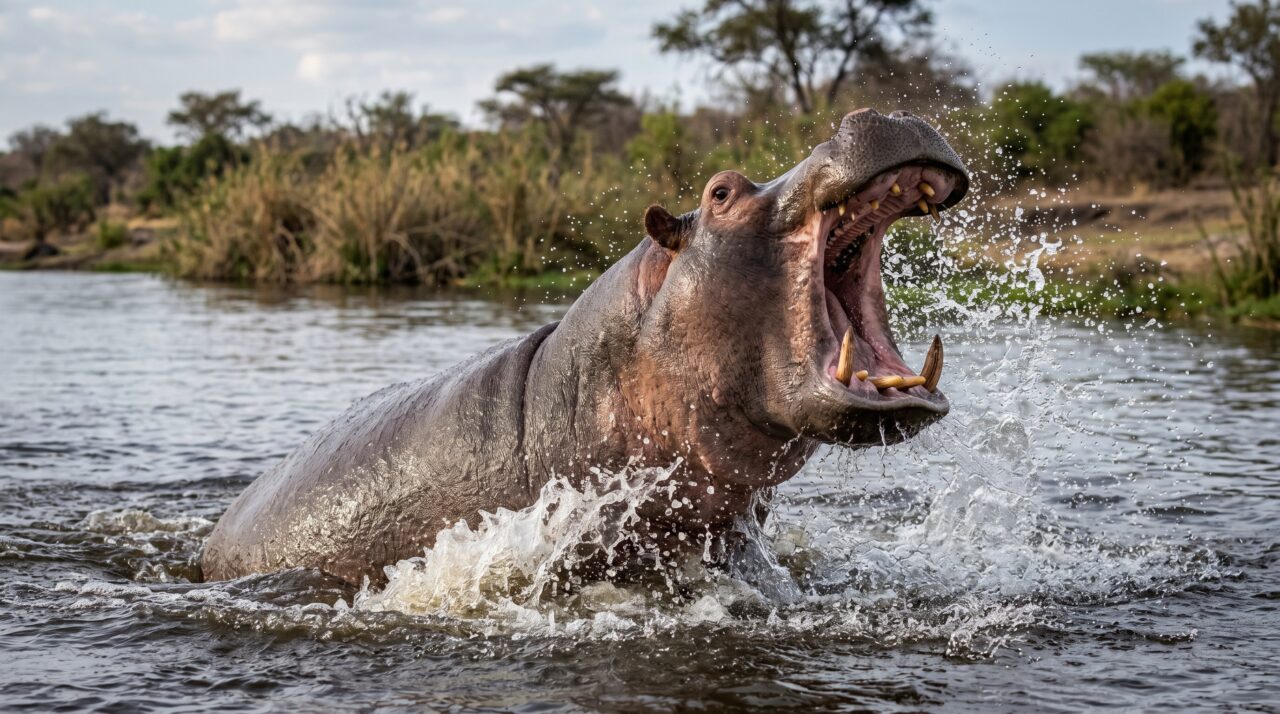 O animal de quase 2 toneladas que parece lento, mas corre mais do que muita gente