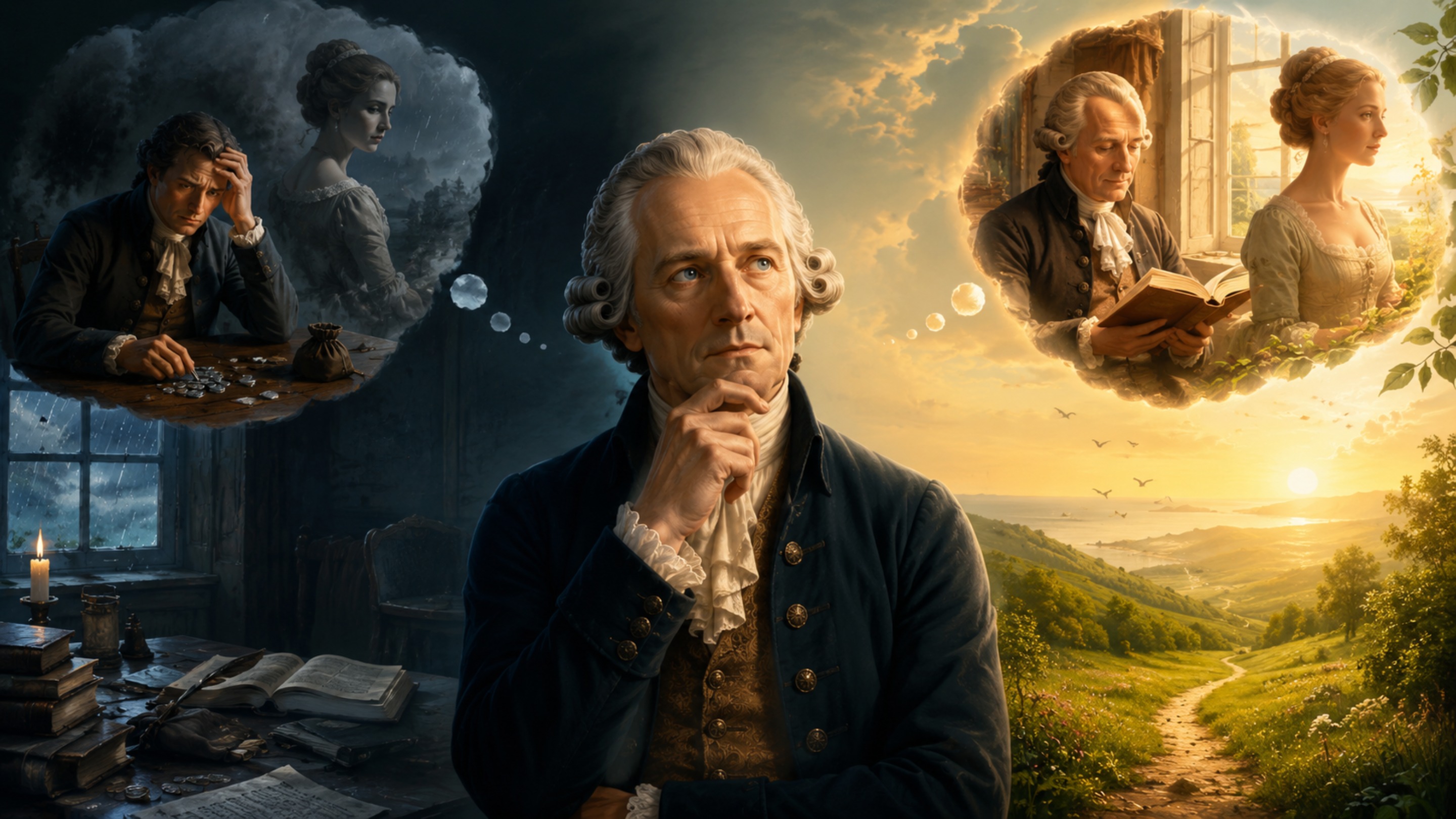 Immanuel Kant, filosofo alemão: ‘Quando eu precisava de uma esposa, não conseguia sustentar uma; e quando pude sustentar uma, não precisei mais…’ – Um conselho de vida de um filósofo alemão que às vezes recebemos coisas quando aprendemos a viver sem elas