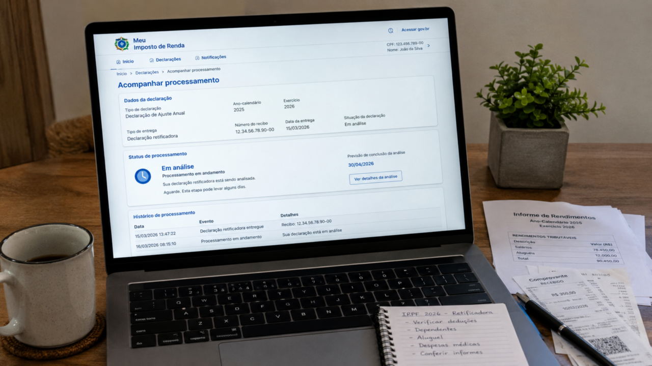 Informação errada no IR ainda pode ser corrigida, mas existe limite