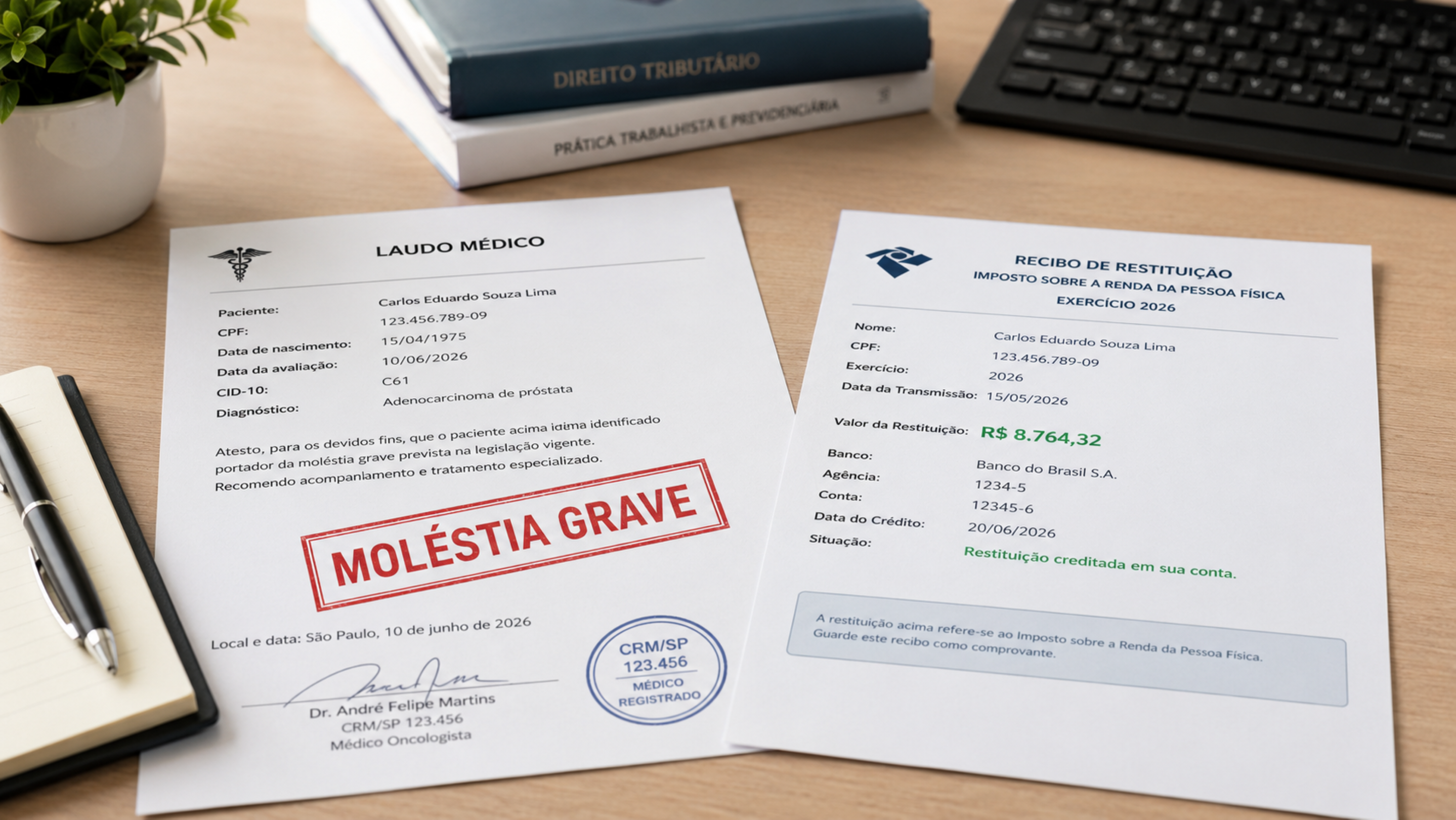 Aposentados com doença grave podem ter isenção no Imposto de Renda