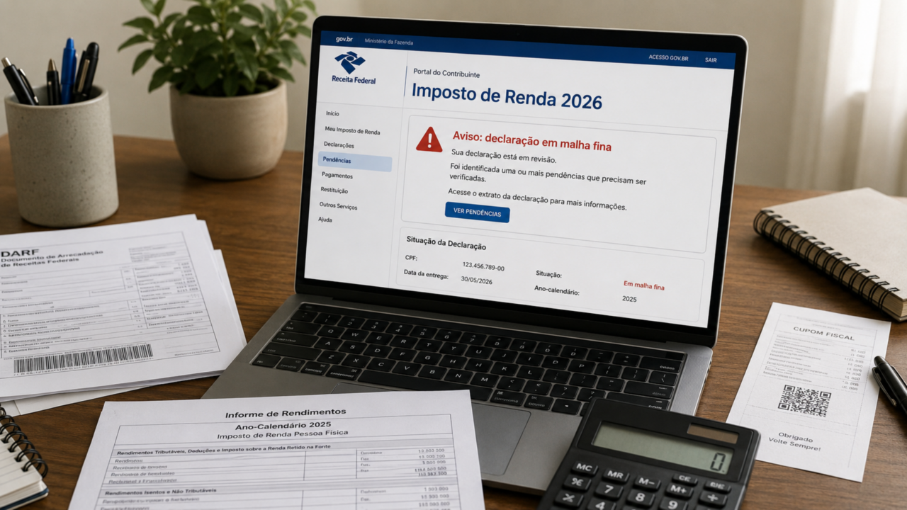 Malha fina no Imposto de Renda: o que conferir antes de retificar ou enviar documentos