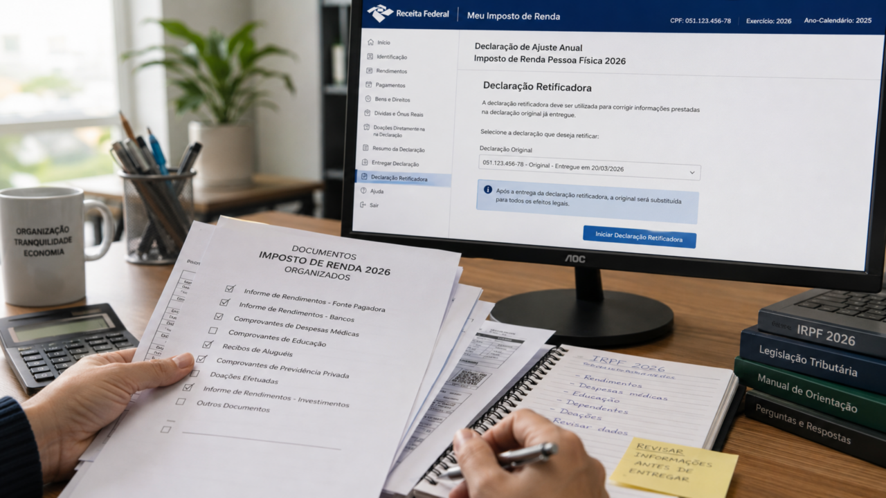 Malha fina no Imposto de Renda: o que conferir antes de retificar ou enviar documentos