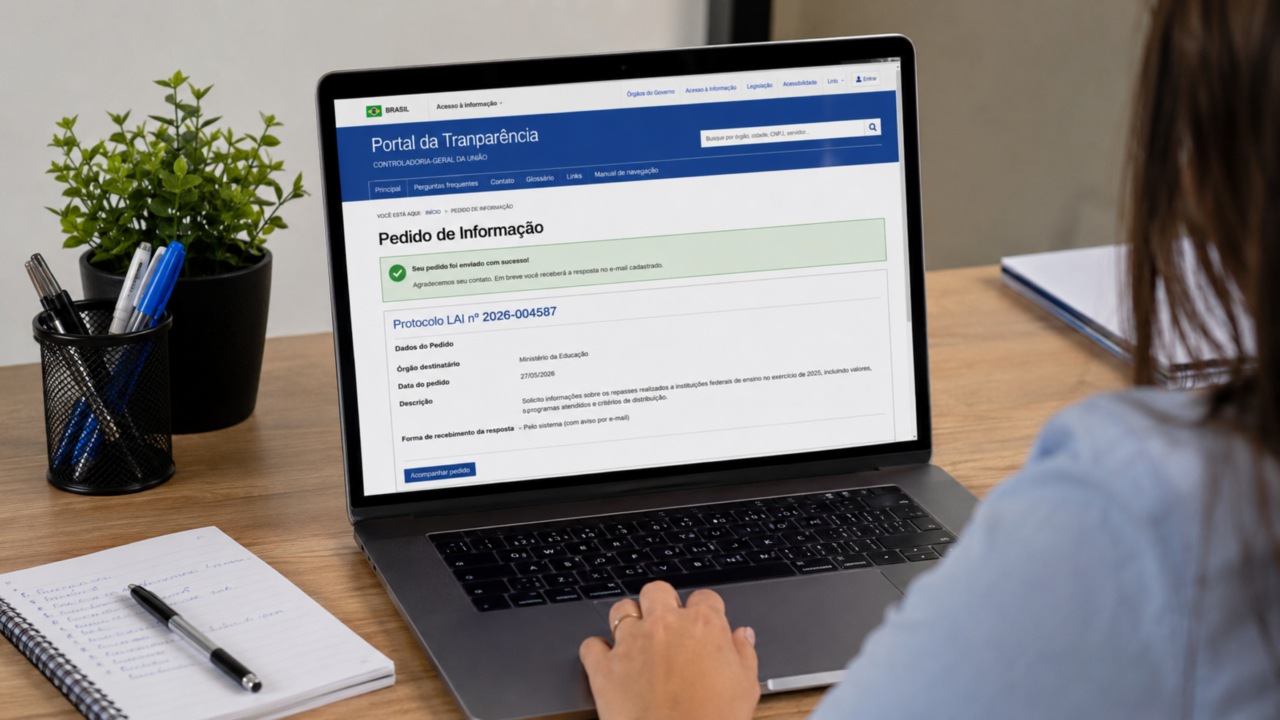Órgãos públicos têm até 20 dias para entregar informação e o cidadão não precisa explicar o motivo
