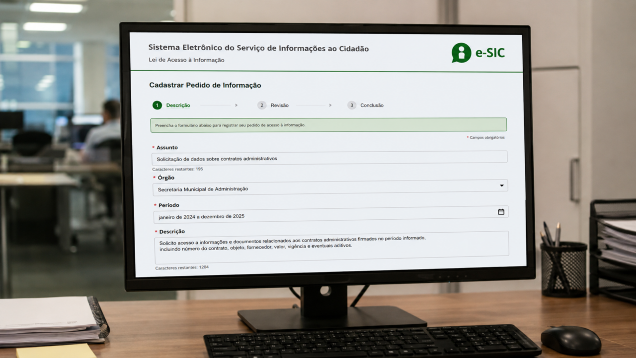 Órgãos públicos têm até 20 dias para entregar informação e o cidadão não precisa explicar o motivo
