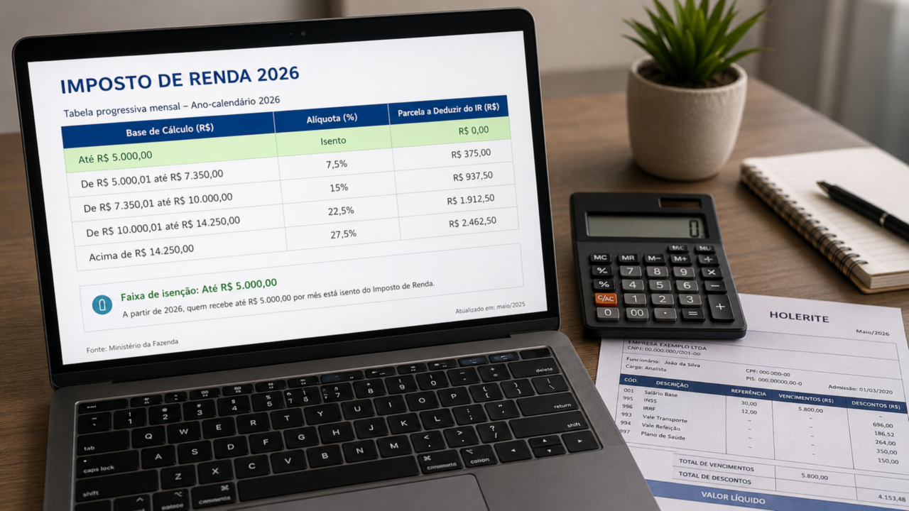 A nova isenção que beneficia 10 milhões de brasileiros em 2026