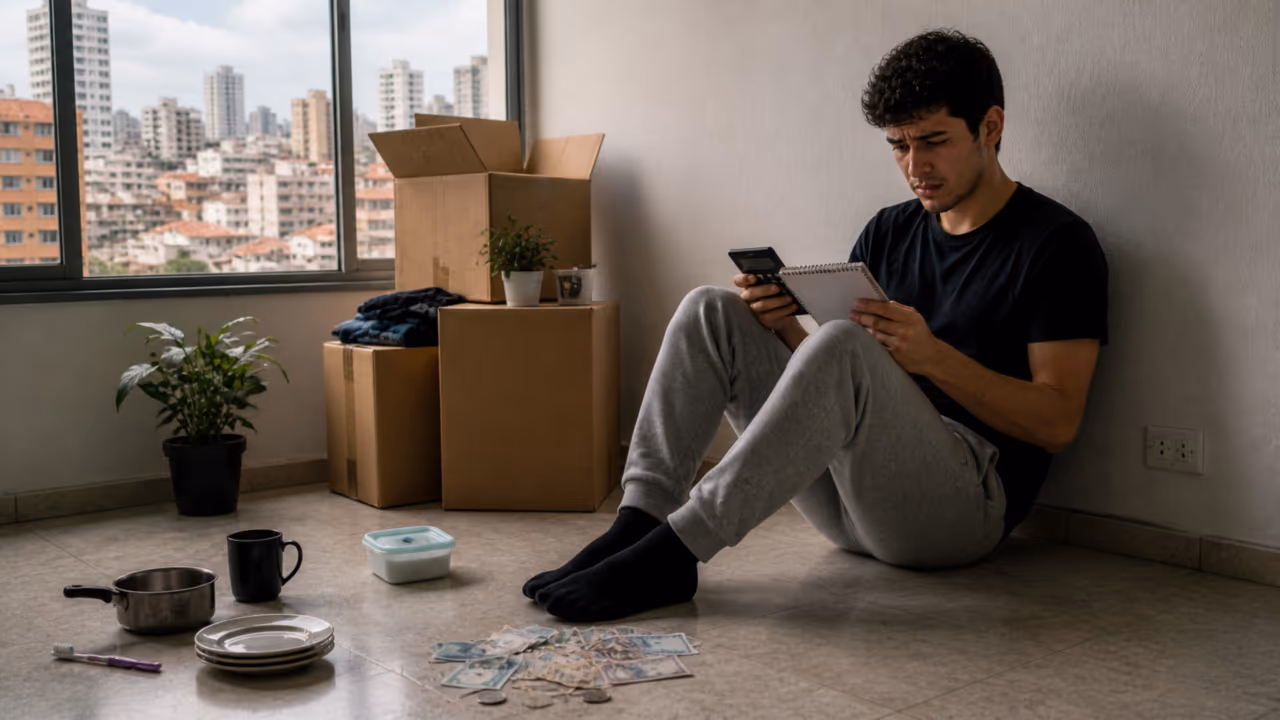 Morar sozinho virou luxo? A conta que assusta jovens trabalhadores antes da mudança