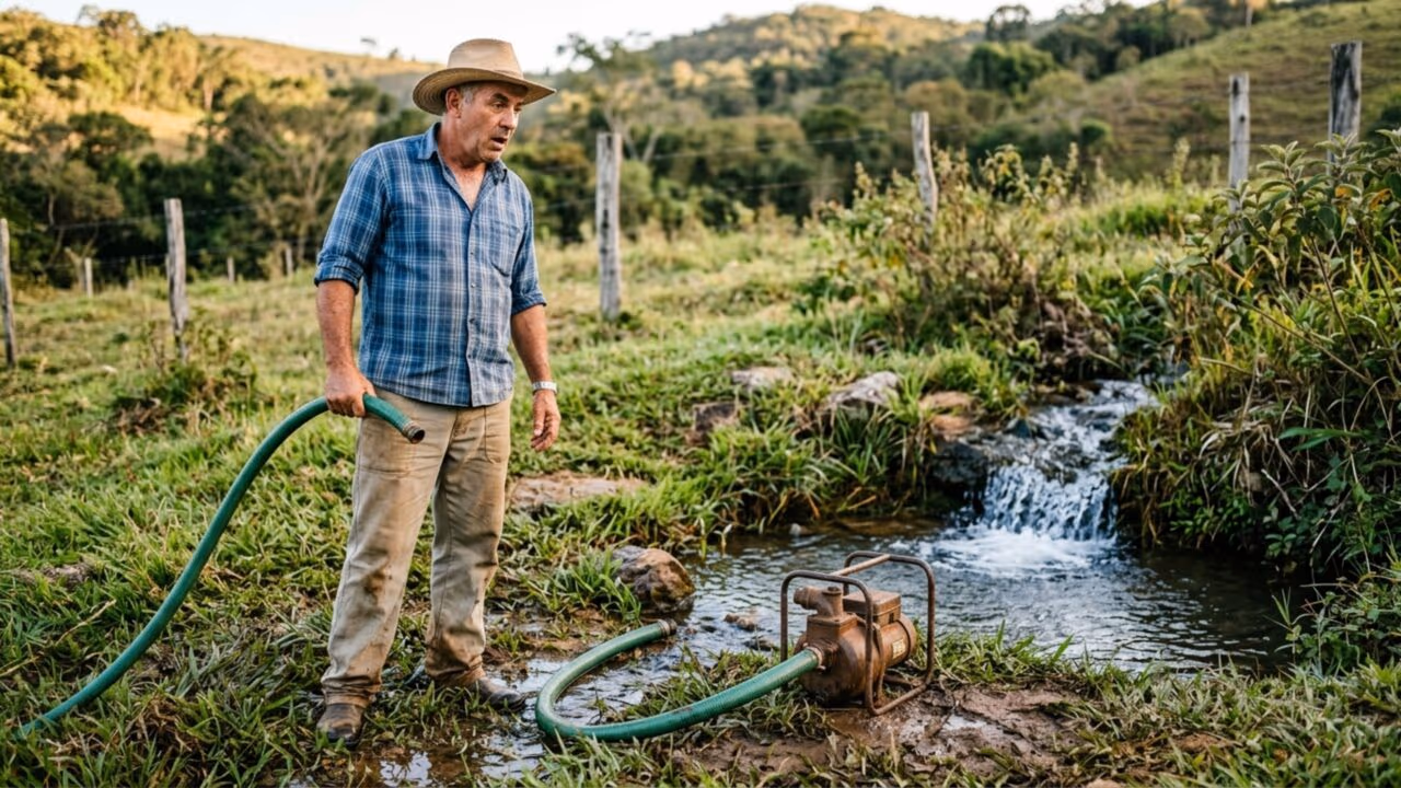 O que diz a lei sobre captar água de nascente dentro de um sítio ou fazenda?