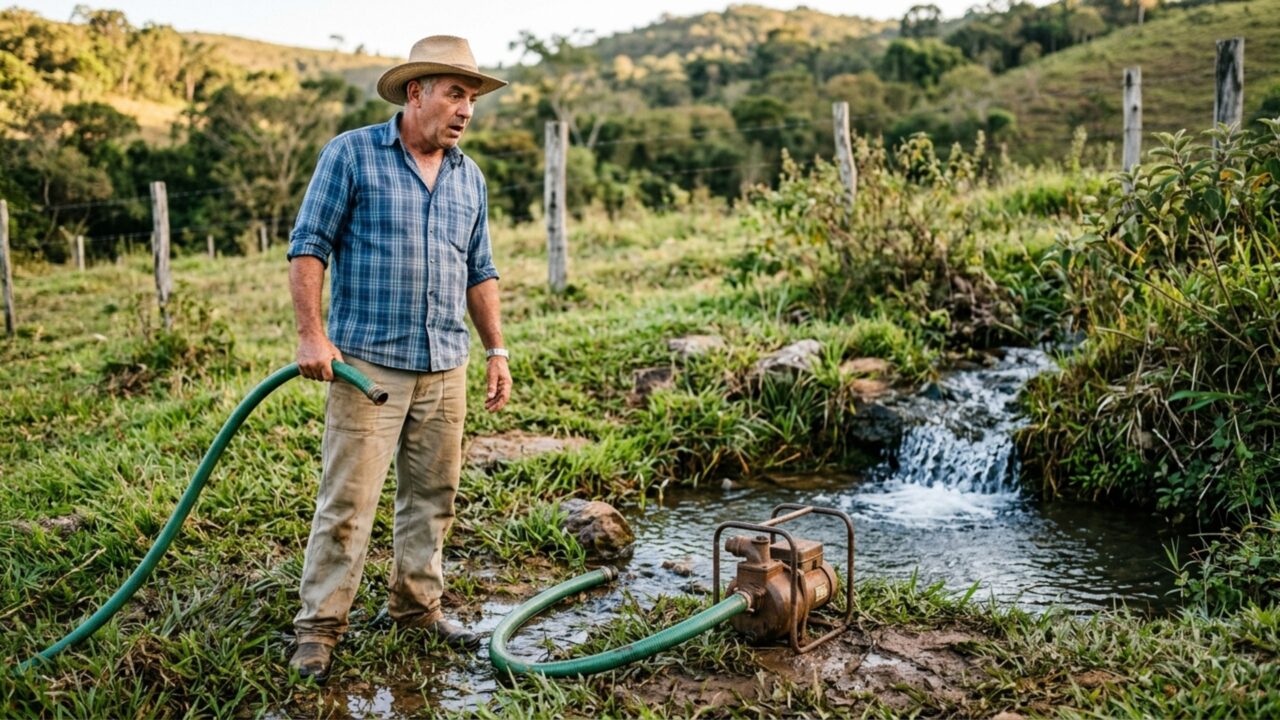O que diz a lei sobre captar água de nascente dentro de um sítio ou fazenda?