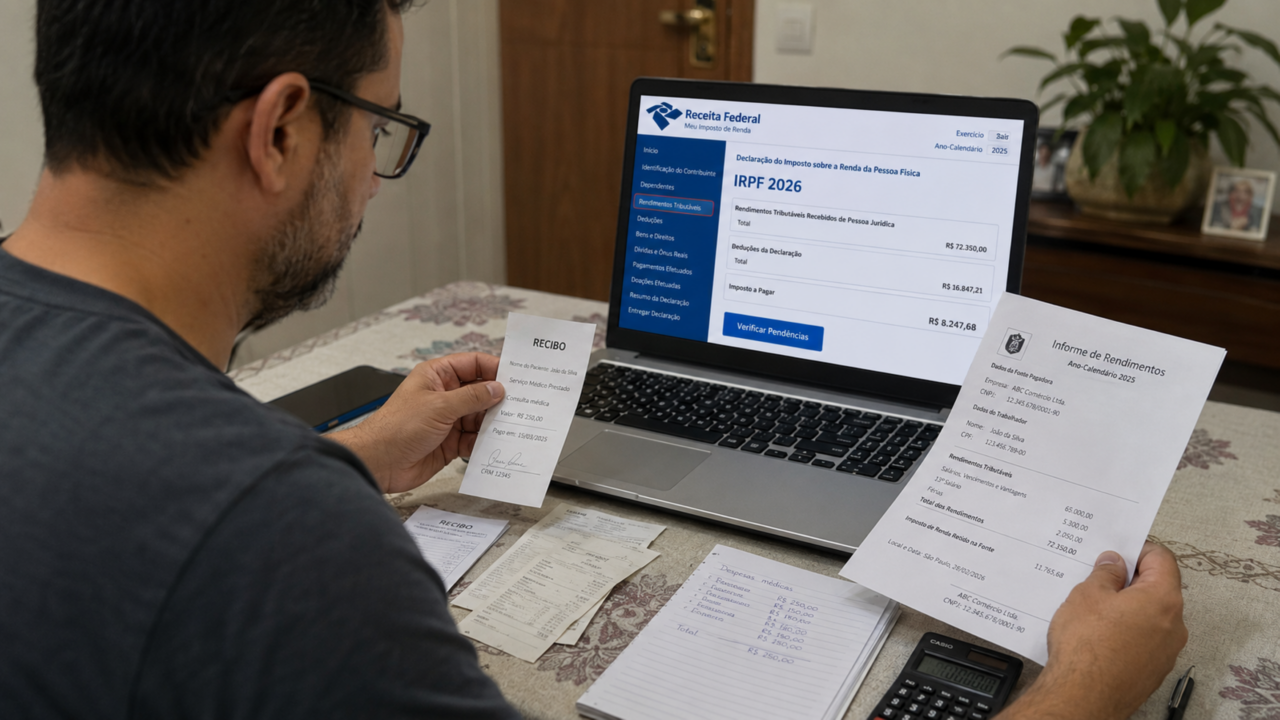 Malha fina do IR 2026 assusta contribuintes: os erros simples que podem travar sua restituição