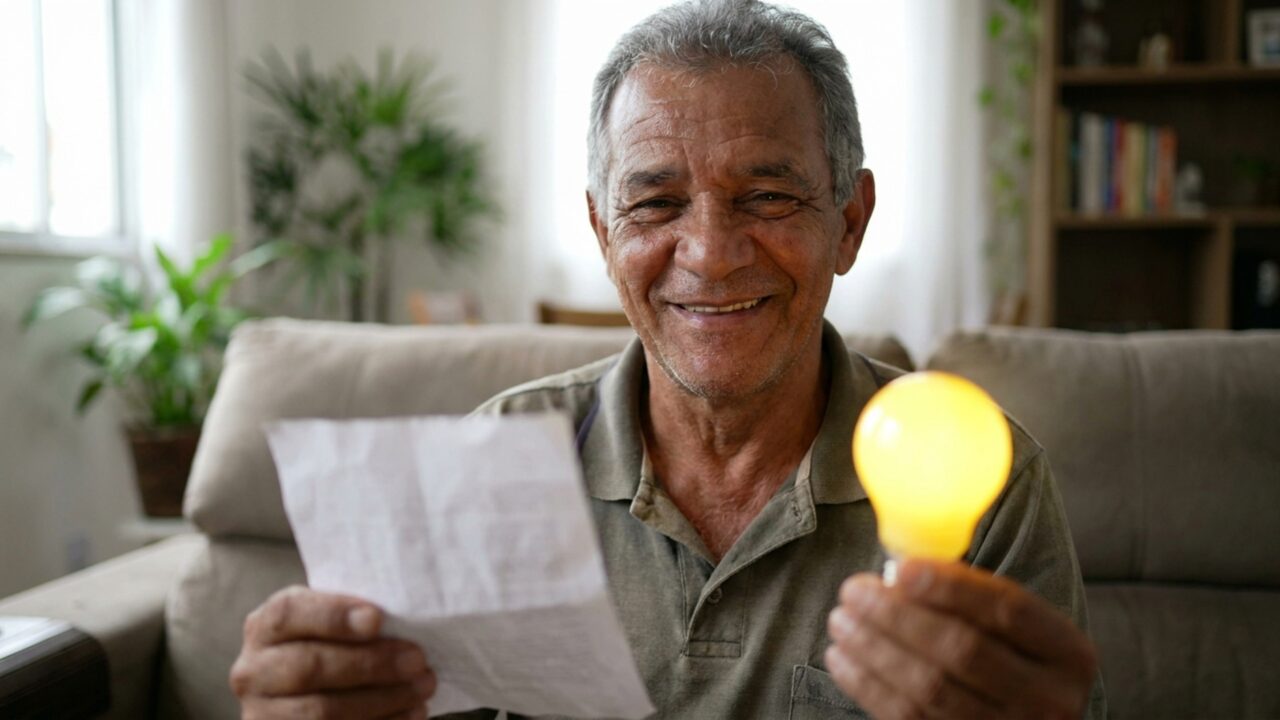 Idosos com mais de 65 anos e este cadastro específico podem zerar a conta de luz em 2026