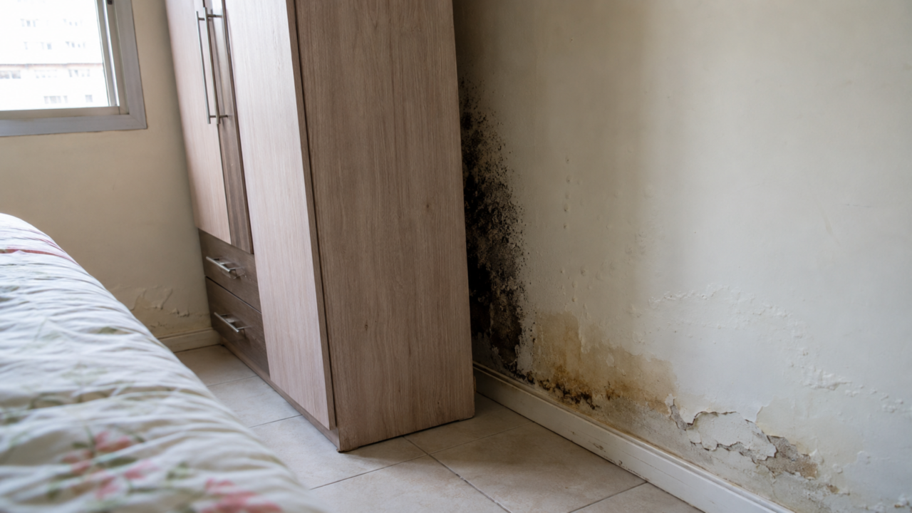 Nem sempre é falta de limpeza: o mofo em casa pode revelar falhas graves na construção