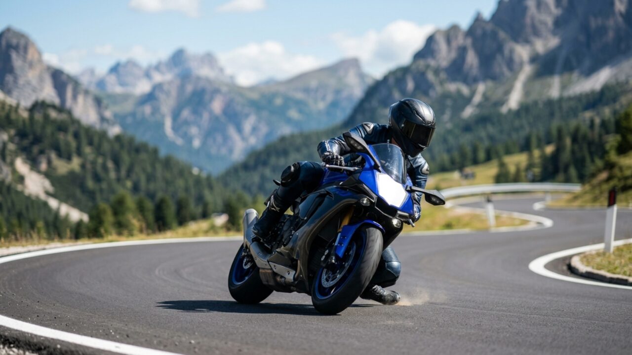 Motociclistas: o que significa quando eles esticam a perna durante a pilotagem?