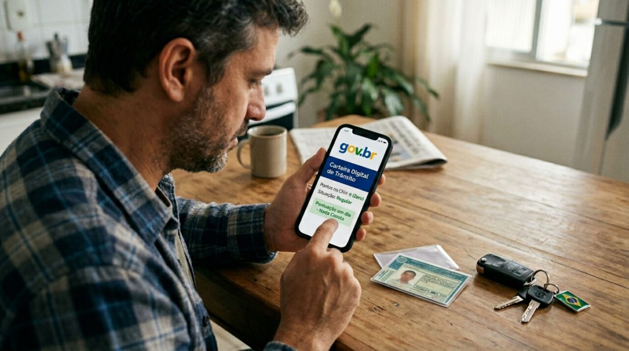 Como consultar pontos da CNH e conferir infrações antes que o prazo passe sem sair de casa