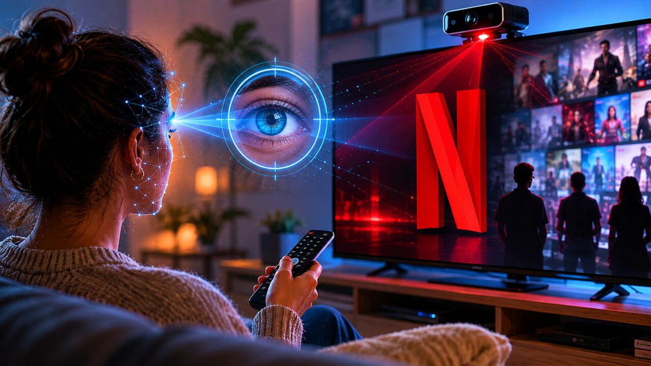 Netflix inova ao instalar câmeras em 250 casas no Brasil para saber se as pessoas realmente olham os anúncios