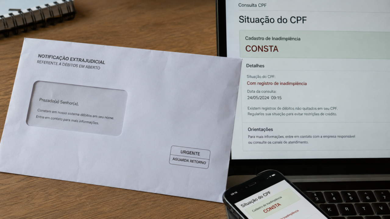 Nome negativado sem aviso: entenda quando isso é permitido e quando pode virar problema