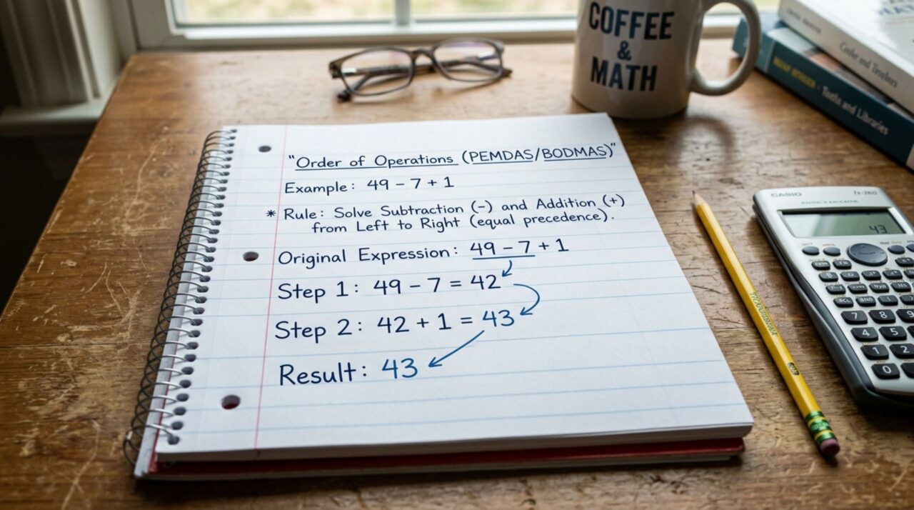 Quanto é 7 × 7 – 7 + 7 ÷ 7? A resposta é tão simples que muitos acham que erraram o resultado