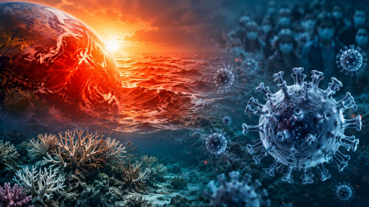 O aquecimento dos oceanos pode desencadear um perigoso surto mundial