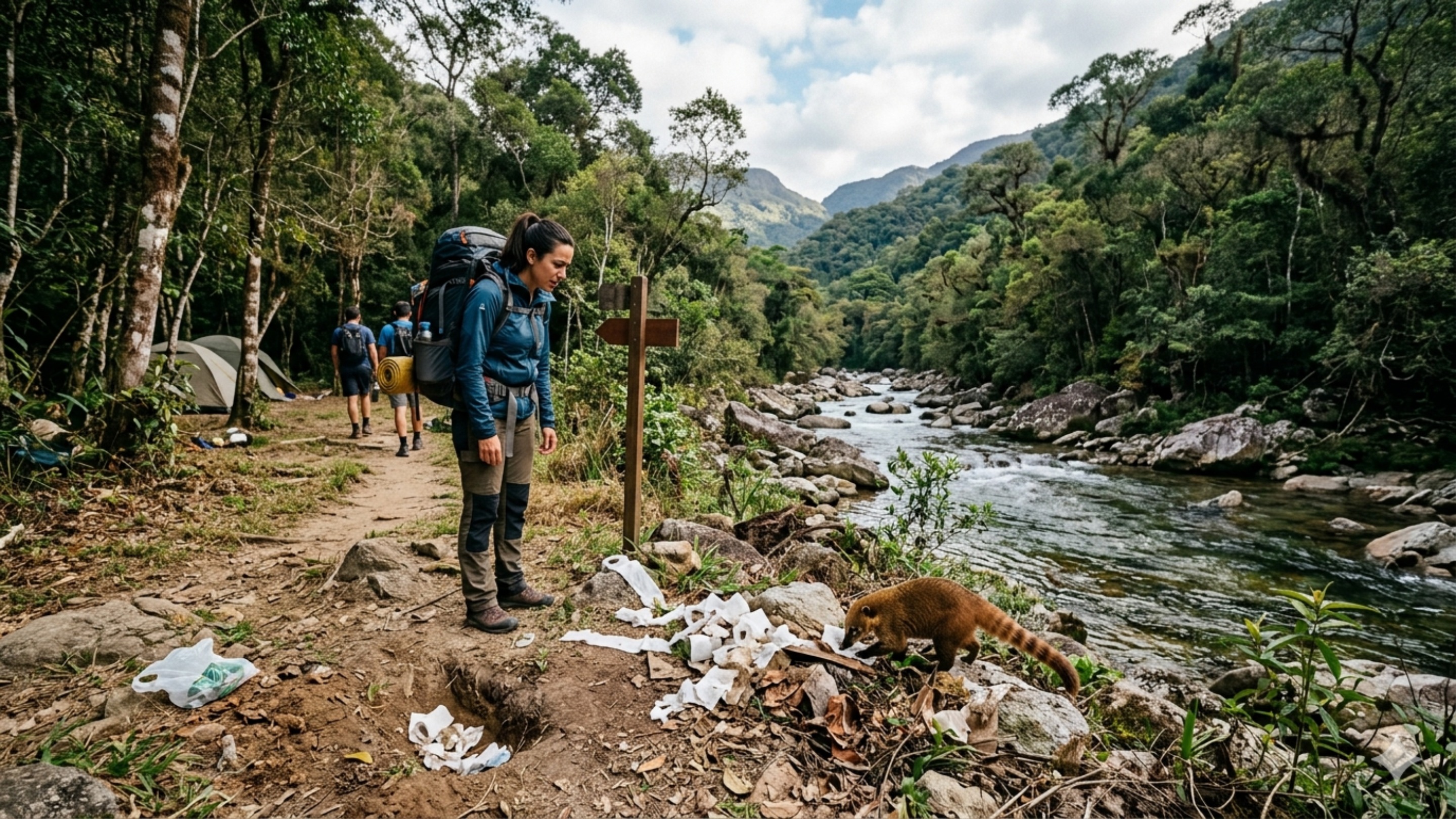 O que fazer se você precisar ir ao banheiro no meio da mata: Saia feliz e deixe e a natureza limpa