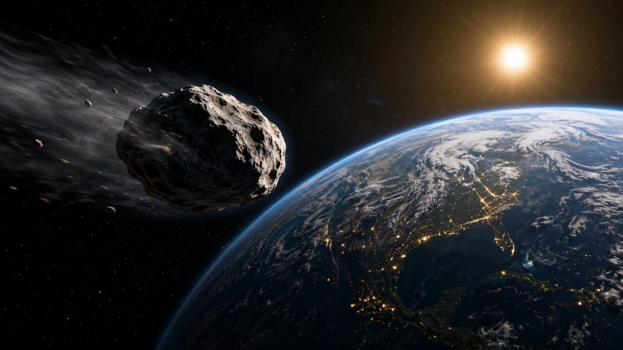 Observatório descobre asteroide que passou “raspando” na Terra na 2°feira, 18