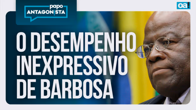 Papo Antagonista: Em primeira pesquisa, Joaquim Barbosa tem desempenho inexpressivo