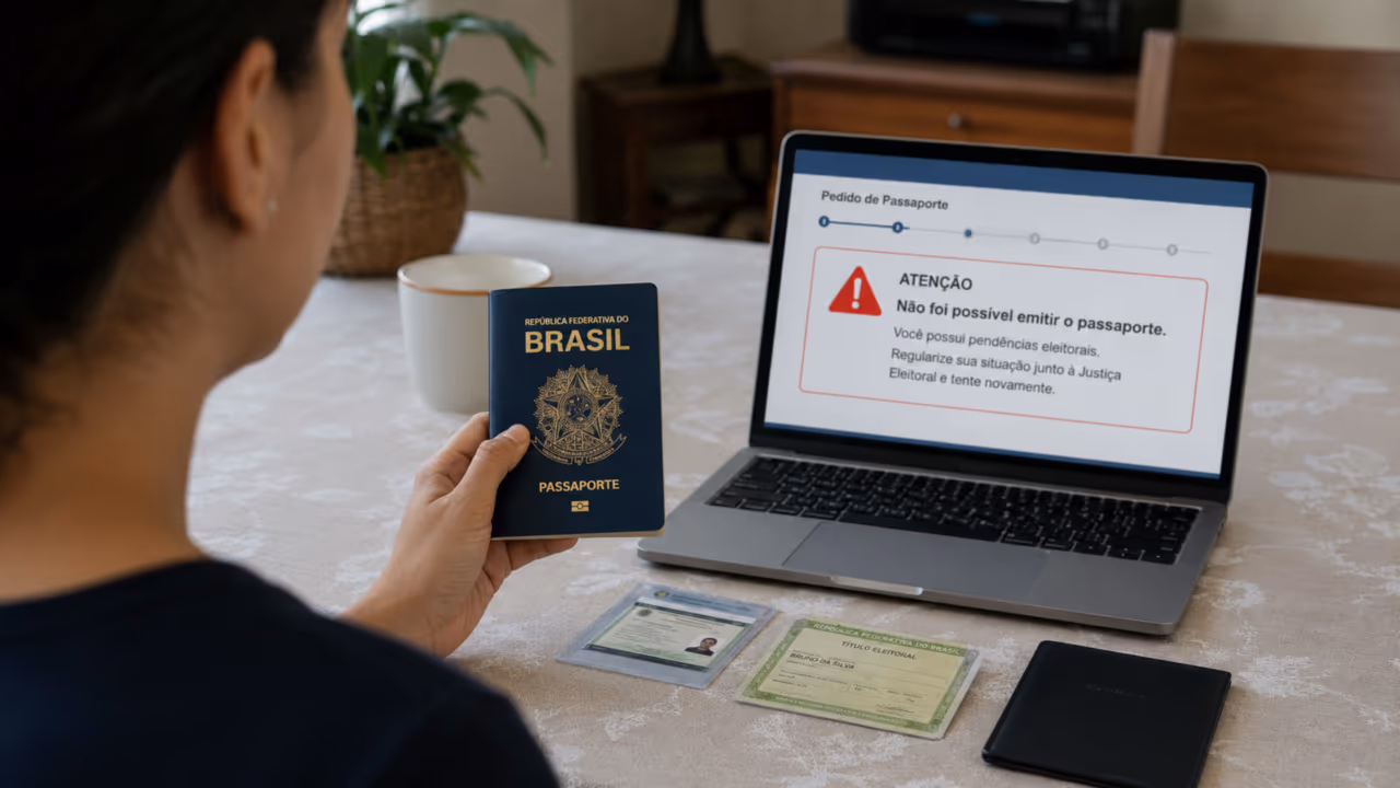 Antes de pagar a taxa do passaporte, confira essa pendência que muita gente só descobre tarde