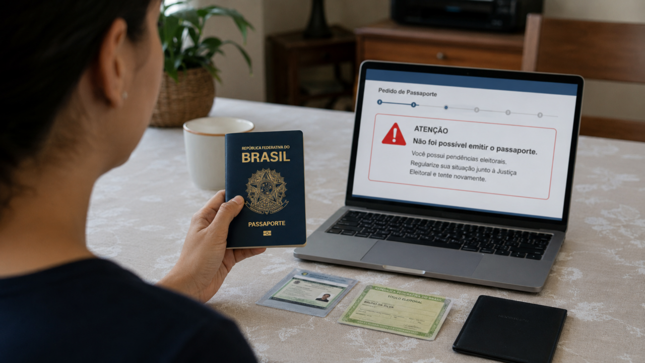 Antes de pagar a taxa do passaporte, confira essa pendência que muita gente só descobre tarde