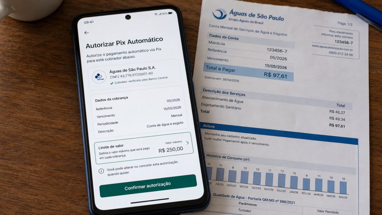 O débito recorrente via Pix que promete facilitar mensalidades, assinaturas e contas da rotina