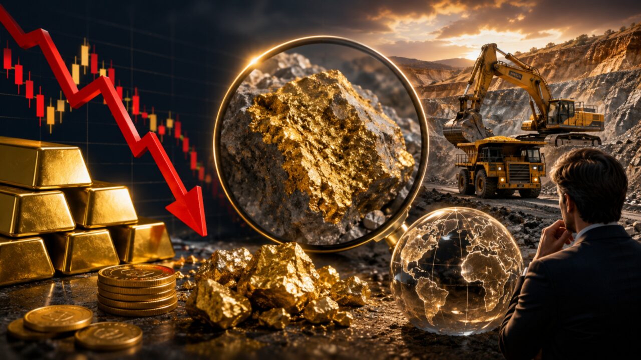 Preço do ouro pode despencar após anúncio de achado mineral e o que isso significa para investidores