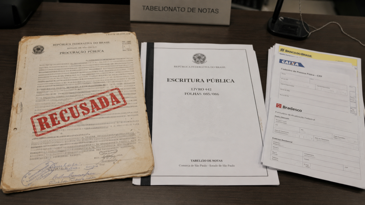 Procuração antiga pode não servir: o detalhe que trava banco, imóvel e inventário