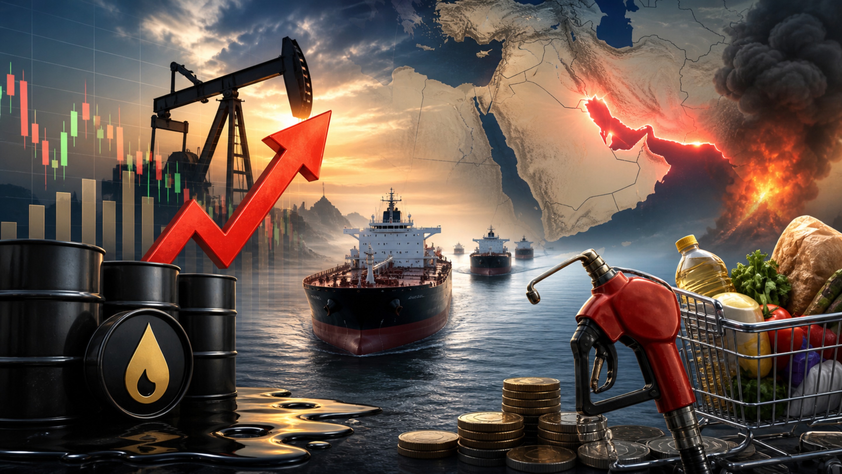 Quanto está custando o barril de petróleo hoje com o fechamento do Estreito de Ormuz?