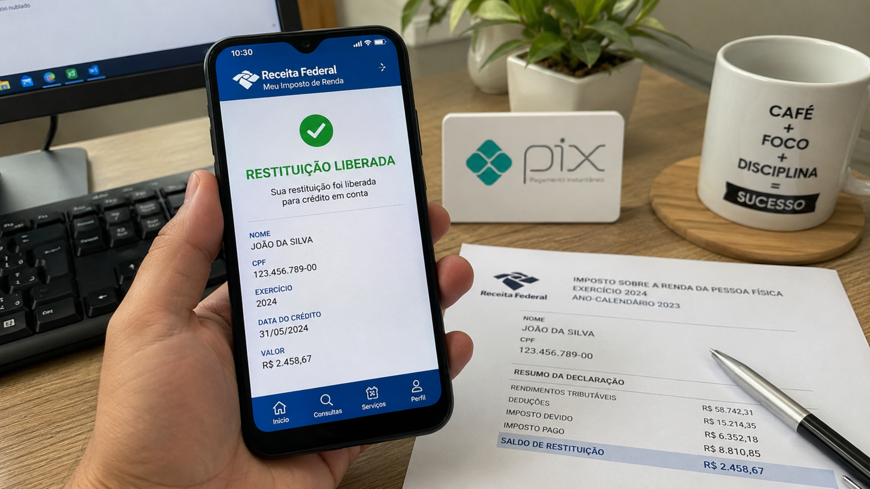 Restituição do Imposto de Renda 2026 começa em maio e prioridade pode mudar a posição na fila